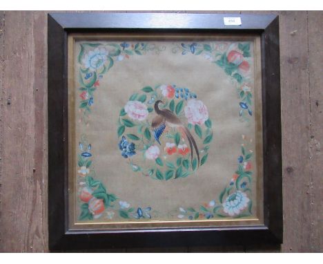 A 20th century Chinese silk panel
