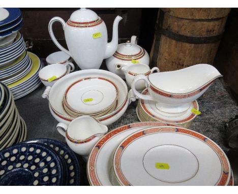 A collection of Royal Worcester Beaufort pattern china together with Wedgwood Colorado pattern china
