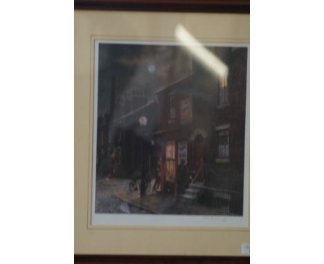 Limited edition 131/500 Tom Brown signed print with blind stamp