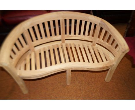 Child's wooden bench