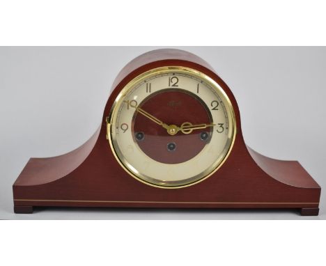 A Hermle Napoleon Hat Westminster Chime Mantle Clock 