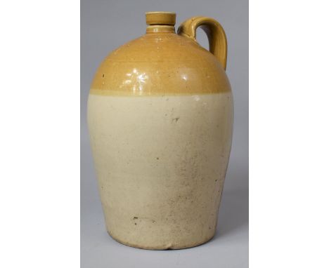 A Honey Glazed Brewers 2 Gallon Flask, 40cm high 