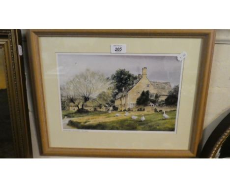 A Framed Print, Little Barrington, Gloucestershire 