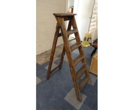 A Vintage Wooden Step Ladder 