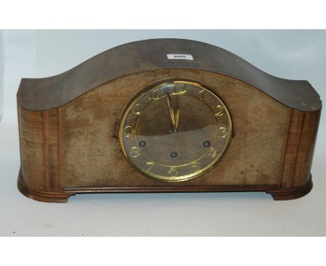 A large mantle clock, 47cm wide and a Kelvin, White &amp; Hutton Stormoguide (2) Condition Report: Available upon request