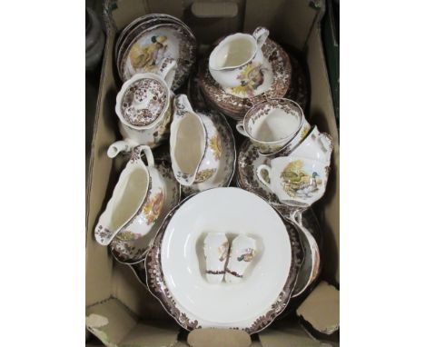 A collection of Royal Worcester Palissy china