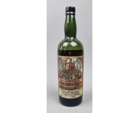 Olde Ark Finest Old Liqueur Jamaica Rum Circa 1940's/50's - No Capacity/Strength stated.   Bottled by S F & O Hallgarten, Lon