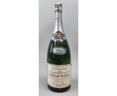 Magnum Laurent Perrier 1977 Vintage Extra Dry Champagne - The Queen's Silver Jubilee - 1.5 Litre  