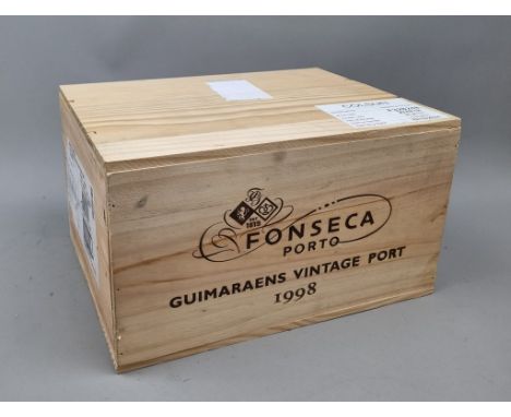 ​*+VAT* 12 Half Bottles Fonseca Guimarens 1998 Vintage Port. 12 Bottles in OWC   Please Note: This lot is subject to VAT on t