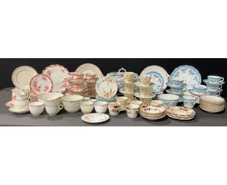 English Porcelain - a Cumberlidge &amp; Humphreys Aesthetic Movement tureen and cover, Orchids pattern, c.1885; a mid 19th ce