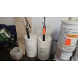 Lot - (2) 16-Gal. Cap. Containers of Mullen Circle Brands # 858 Way Oil; (Not Full)