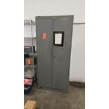 Lyon 2-Door Steel Storage Cabinet; No Contents