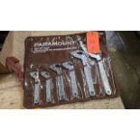 Paramount 6-Piece Model PAR-HW416 Adjustable Pin Spanner Wrench Set; 3/4 in. to 6-1/4 in., with