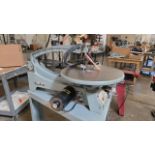 Delta Cat. No. 40-601 Bench-Top Scroll Saw, S/N: S6L52571; 115-VAC, 1.3 Amps, with Stand