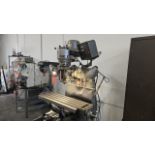 Bridgeport 1-HP Vertical Milling Machine, S/N: 12BR199677; with Heidenhain 2-Axis Digital Read-