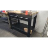 Kobalt Steel Workbench with Wood Top; with Tool Setter