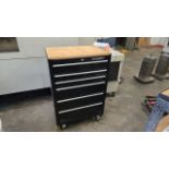 Husky 6-Drawer Portable Tool Cabinet; with Locking Casters