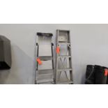 Lot - (2) Step Ladders; (1) 6 ft. and (1) 2-Step Dual Platform