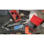 Lot – Miscellaneous Inspection Equipment, Consisting of: Pin Gages, Letter & Number Stamps, Depth