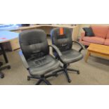 Lot - (2) Office Desk Chairs