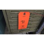 Steelmaster 6-Drawer Drill Index Cabinet; with Contents