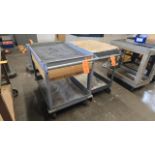 Lot - (2) Steel Portable Shop Carts;