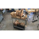 Lot - Large Assortment of Sunnen Hone Tooling; with Portable Cart