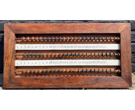 An antique billiard abacus.