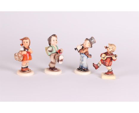 MI. Hummel, a lot of (4) figurines, all marked Goebel.
