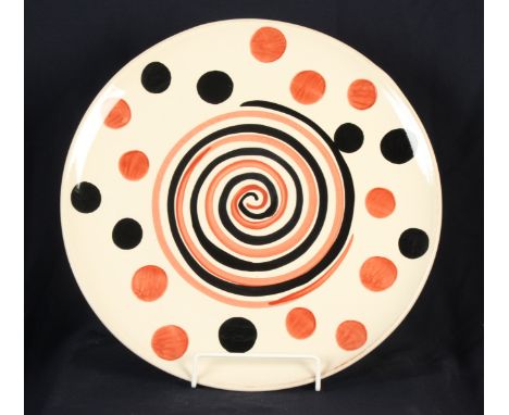 Sir Terry FROST RA Spiral ceramic charger Diameter 31.5cm