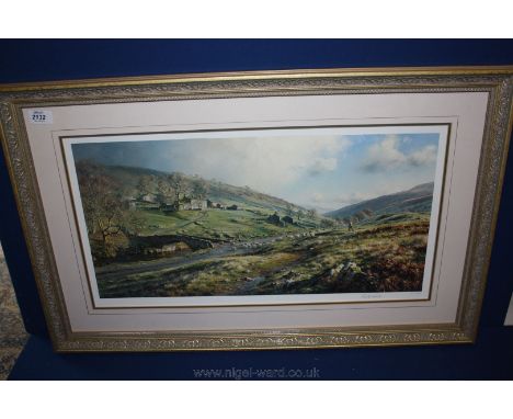 A limited edition Print of the Lake District, signed Rex Preston, no. 371/500