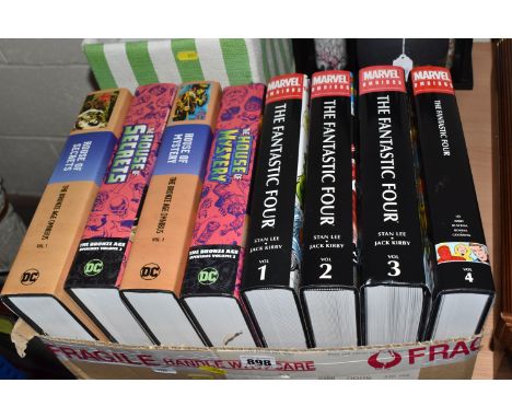 MARVEL COMICS FANTASTIC FOUR, HOUSE OF SECRETS AND HOUSE OF MYSTERY OMNIBUSSES, includes Fantastic Four omnibuses 1-4 (covers