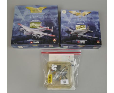 3 model Corgi aircraft 