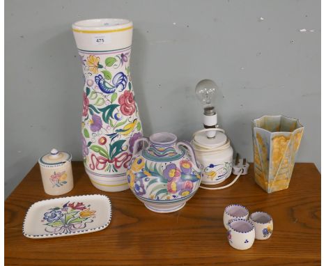 Collection of ceramics mostly Poole Pottery 