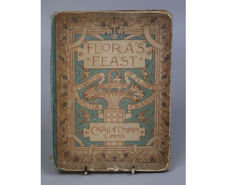 Walter Crane - Flora's Feast - 1st/1st 1889 Cassell &amp; Company - Rare 