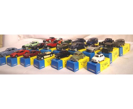Twenty one Corgi Century of Cars, excellent condition, boxed. P&amp;P Group 2 (£18+VAT for the first lot and £3+VAT for subse