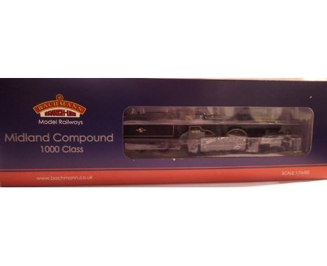 OO scale Bachmann 31-933 Midland Compound 41157, BR Black Late crest, in near mint condition, storage wears to box. P&amp;P G