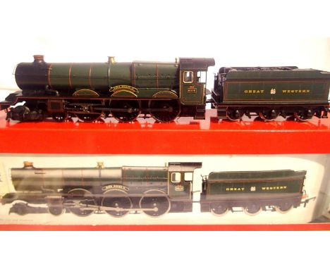 OO scale Hornby R2390, King Class 6028, King Henry II, GWR Green, very good condition, detail fitted, box with wear. P&amp;P 