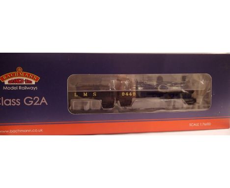 OO scale Bachmann 31-476 class G2A Black, LMS 9449, in near mint condition, boxed. P&amp;P Group 1 (£14+VAT for the first lot