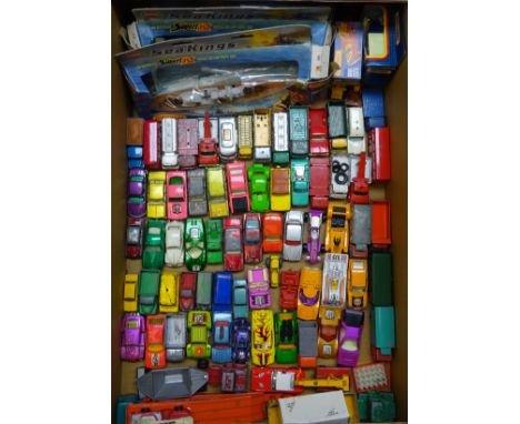 Collection of Matchbox and other diecast models including SeaKings Frigate K301, Convoy Escort K306, Battleship K303, Holden 