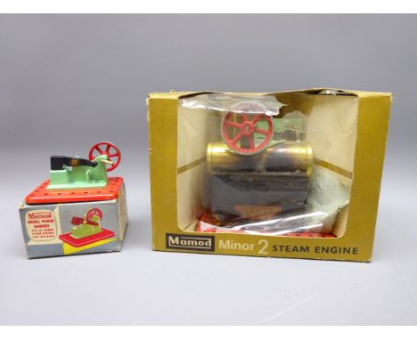 Mamod Minor 2 Steam Engine & model Power Hammer, both in original boxes (2)   Condition Report   Click here for further image