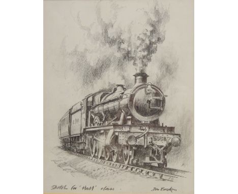 Sketch for 'Hall' Class, pencil, signed Don Breckon, 20cm x 15.5cm   Condition Report   Click here for further images, condit