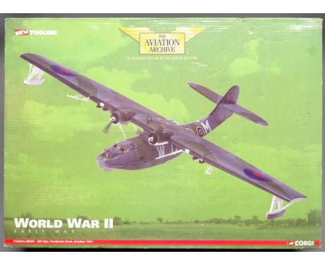 Corgi The Aviation Archive 1:72 scale model: World War II, Early War, Catalina MkII - 209 Sqn, Pembroke Dock, 1941   Conditio