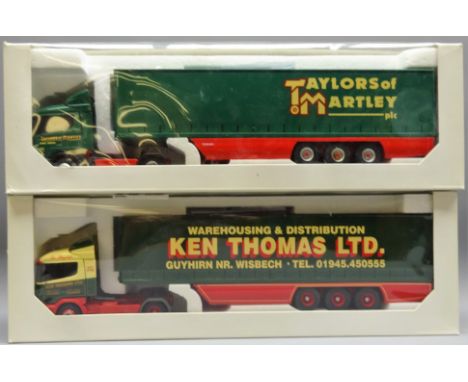 Eligor 1/43 scale diecast articulated lorry 'Taylors of Martley' & 'Ken Thomas' boxed (2)   Condition Report  Mint boxed unop