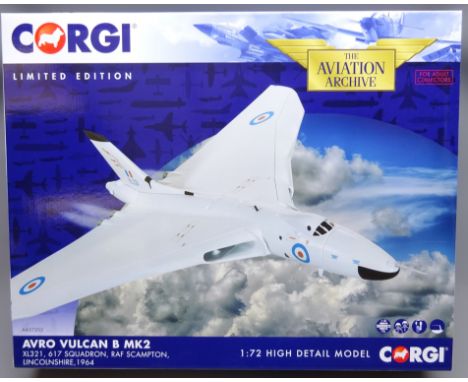 Corgi The Aviation Archive 1:72 scale model: Avro Vucan B MK2, XL321, 617 Squadron, RAF Scampton, Lincolnshire 1964, Ltd.ed 6