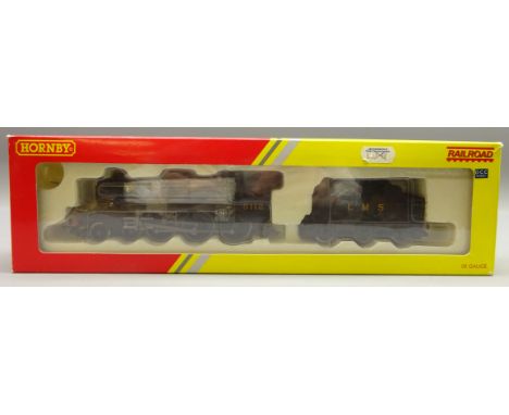 Hornby 00 gauge LMS  Class 5 4-6-0 steam loco No.5112, with tender, boxed,    Condition Report  Model: DCC ready, light use, 