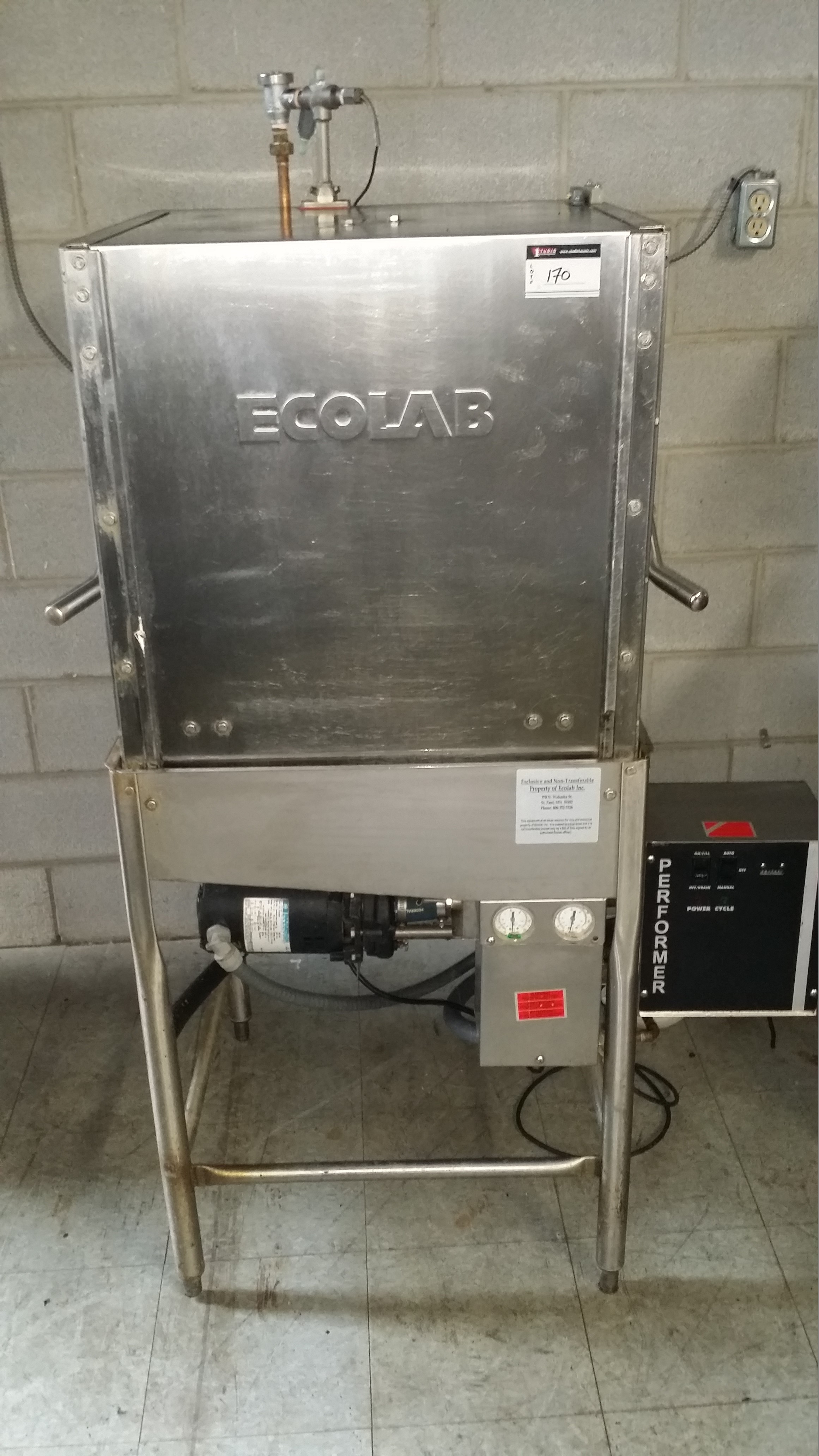 ecolab dishwasher machine