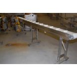 Dorner Motorized Conveyor, Stainless Steel Frame, 8 in. Wide x 12 ft. Length, SS, 1 1/2 HP Motor &