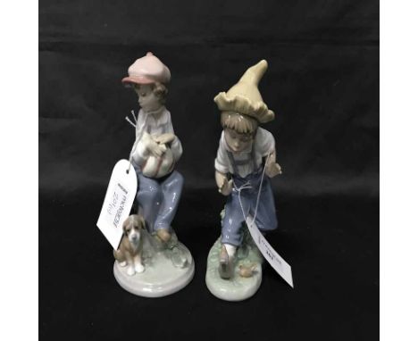 GOOD LOT OF LLADRO AND NAO FIGURES (10)