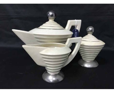 ART DECO STYLE MOORLAND PART TEA SERVICE